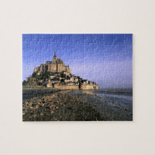 Quebra-cabeça Famosa Fortaleza da Ilha de Le Mont St. Michel em