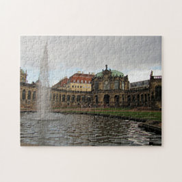 Quebra-cabeça Famoso palácio Zwinger em Dresden, Saxónia, Aleman