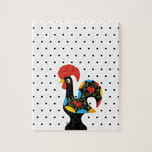 Quebra-cabeça Famous Rooster of Barcelos Nr 09 - Bolinhas