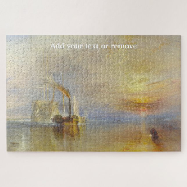 Quebra-cabeça Famous "The Fighting Temeraire" JMW Turner, 1838, (Horizontal)