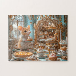 Quebra-cabeça Fancy Mouse Bakery Tiny Storybook Pastry Shop