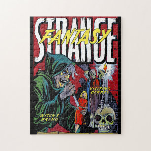 Quebra-cabeça Fantasia Estranha A Assustadora Histórias em quadr