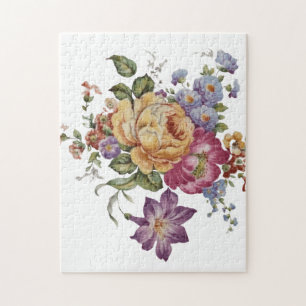 Quebra-cabeça Fantasia Floral