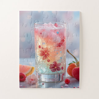 Quebra-cabeça Fantasia Floral Refrescante