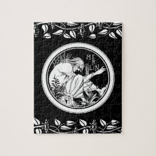 Quebra-cabeça Fantasia Merlin Art Nouveau
