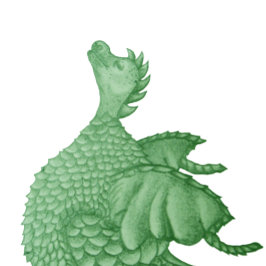 Quebra-cabeça fantasia mítica criatura doce dragão verde