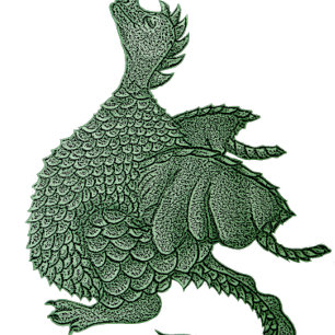 Quebra-cabeça fantasia mítica criatura doce dragão verde