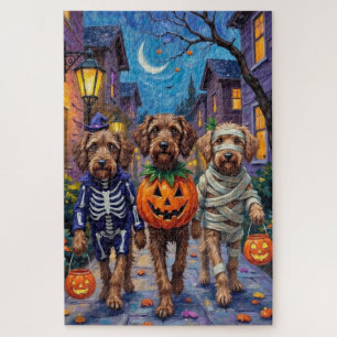 Quebra-cabeça Fantasias de Halloween para Griffon de Pelo Duro