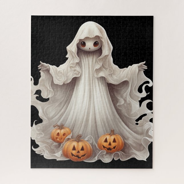 Quebra-cabeça fantasma de Halloween (Vertical)