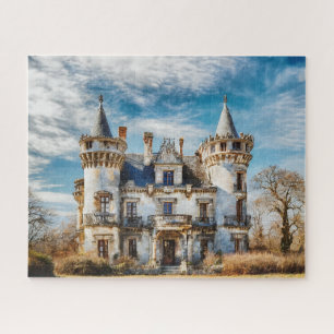 Quebra-cabeça Fantasy Abandonadas Ruínas do Castelo Francês
