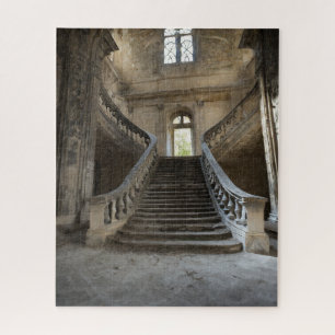 Quebra-cabeça Fantasy Abandonado Chateau Grand Staircase