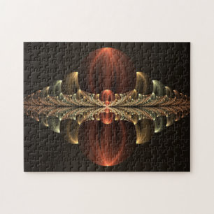 Quebra-cabeça Fantasy Construction Shiny Abstrato Fractal Art