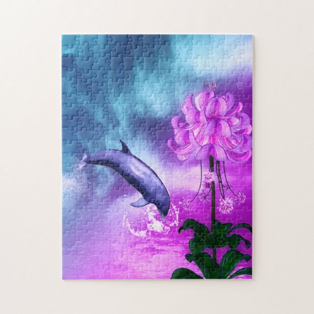 Quebra-cabeça Fantasy Dolphin (Vertical)