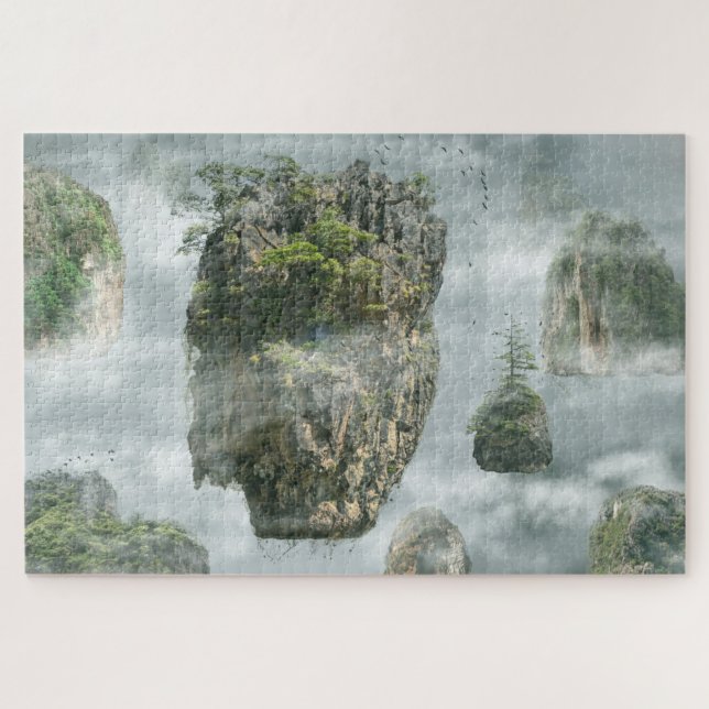 Quebra-cabeça Fantasy Floating World (Horizontal)