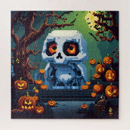 Quebra-cabeça Fantôme d'halloween en pixel art