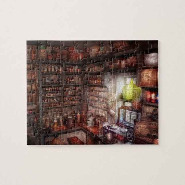 Quebra-cabeça Farmácia - Equipamento - Estudo de Merlin (Horizontal)