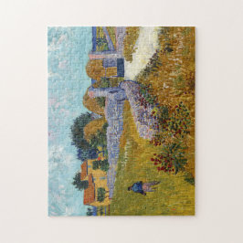 Quebra-cabeça Farmhouse in Provence (1888) por Vincent Van Gogh