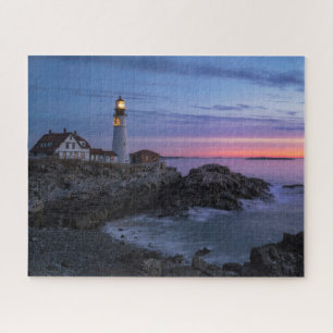 Quebra-cabeça Faróis Farol de Cabo Elizabeth Maine