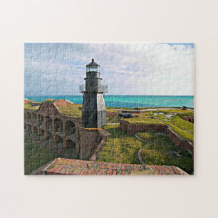 Quebra-cabeça Farol chave do jardim, Tortugas seco Florida