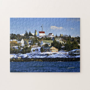 Quebra-cabeça Farol da ilha de Monhegan, Maine