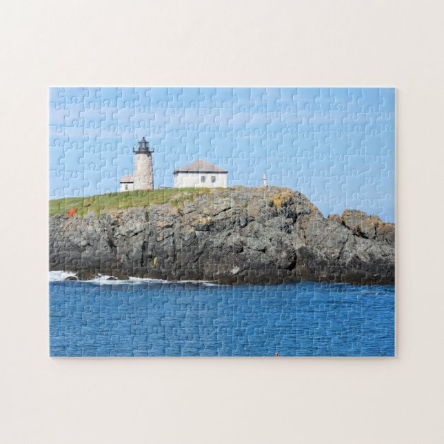 Quebra-cabeça Farol da Ilha Libby, Maine (Horizontal)