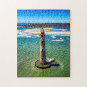 Quebra-cabeça Farol da Ilha Morris (Carolina do Sul) 