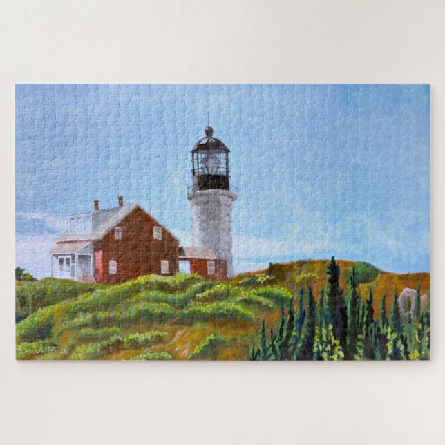 Quebra-cabeça Farol da Ilha Seguin Puzzle 1014pc (Horizontal)