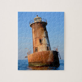 Quebra-cabeça Farol da Ilha Sharps (Baía de Chesapeake)