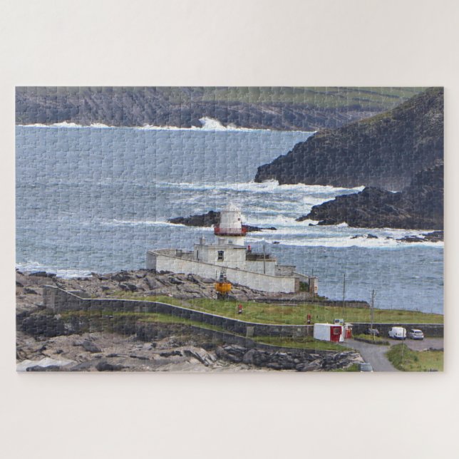 Quebra-cabeça Farol da Ilha Valentia, Kerry, Irlanda 2 (Horizontal)