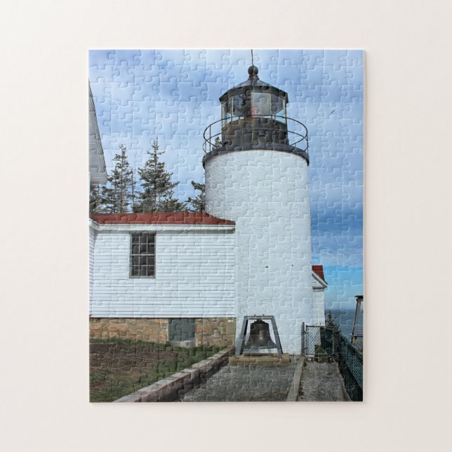 Quebra-cabeça Farol de Bass Harbor Head, Maine Jigsaw Puzzle (Vertical)