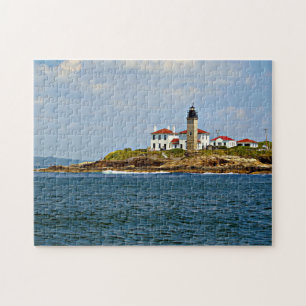 Quebra-cabeça Farol de Beavertail, Rhode - ilha