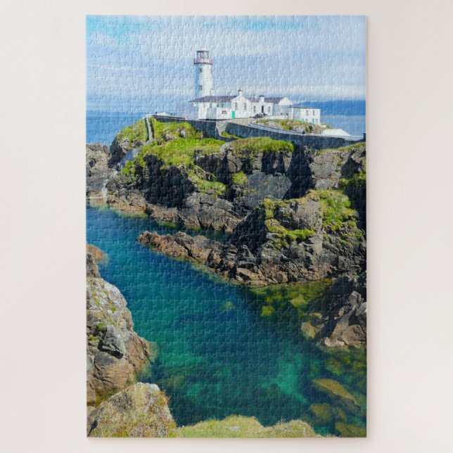Quebra-cabeça Farol de Fanad Donegal Irlanda. (Vertical)