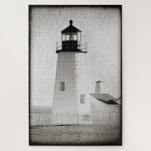 Quebra-cabeça Farol de Maine Pemaquid Ponto Grande
