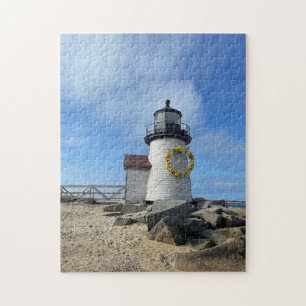 Quebra-cabeça Farol de nantucket com Primavera