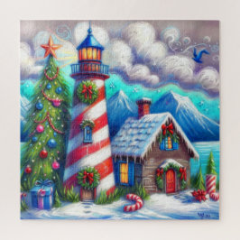 Quebra-cabeça Farol de Natal Montanha Costeira Náutica