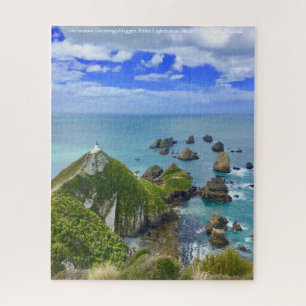Quebra-cabeça Farol de Nugget Point Ahuriri Flat Nova Zelândia
