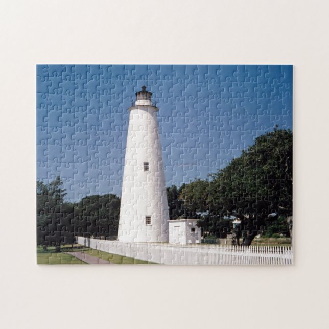 Quebra-cabeça Farol de Ocracoke (Horizontal)