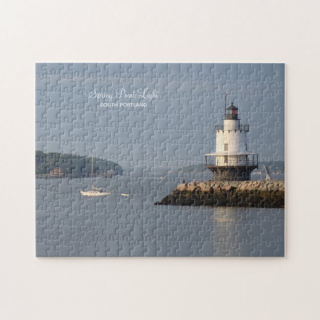 Quebra-cabeça Farol de Primavera de Verão (Horizontal)