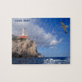 Quebra-cabeça Farol de Punta Carena, Ilha de Capri