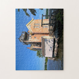 Quebra-cabeça Farol de Saugerties, o Rio Hudson New York