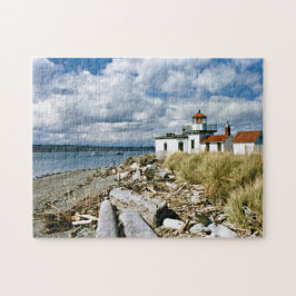 Quebra-cabeça Farol de West Point, Seattle Washington