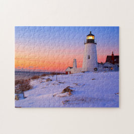 Quebra-cabeça Farol do ponto de Pemaquid, Maine