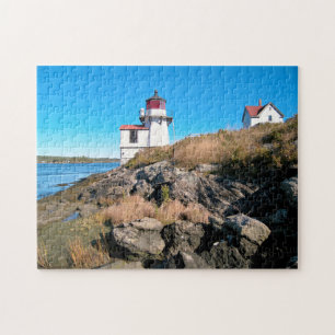 Quebra-cabeça Farol do ponto do esquilo, rio Kennebec, Maine