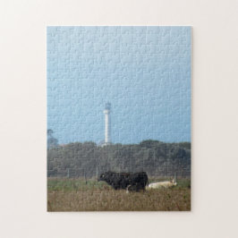 Quebra-cabeça - Farol e vacas