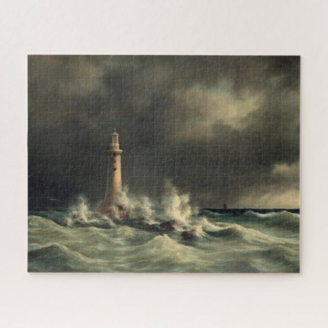 Quebra-cabeça Farol em Stora-Balt (Horizontal)