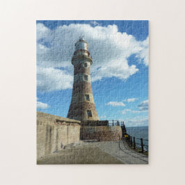 Quebra-cabeça Farol em Sunderland Reino Unido.