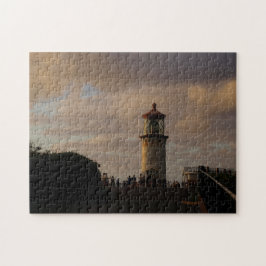 Quebra-cabeça Farol Kilauea em Dusk