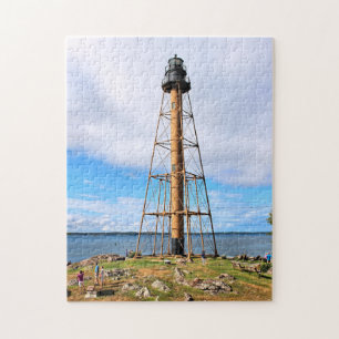 Quebra-cabeça Farol Marblehead, Massachusetts MÃE Quebra-cabeç