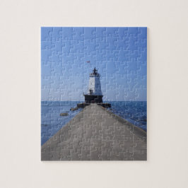 Quebra-cabeça Farol North Pierhead, Ludington MI