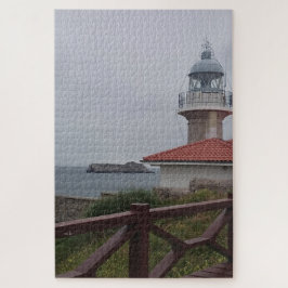 Quebra-cabeça Farol Paisagem em Suances Cantabria Espanha